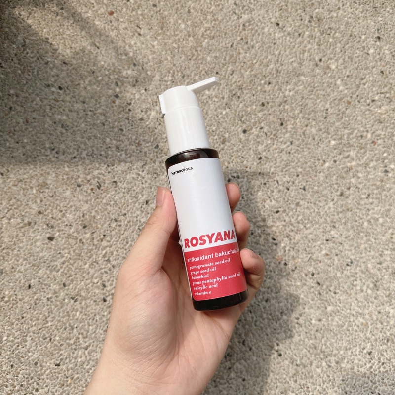 Dầu Dưỡng Da Rosyana HERBACECOUS Bakuchiol & Dầu Thông Trắng