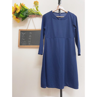 Đầm Xoè, Một Lớp, Co Giãn Nhẹ, 2hand