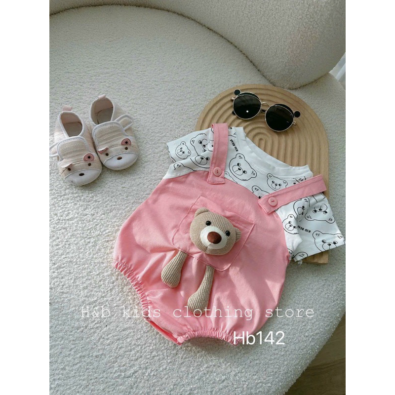 Body Gấu nổi cho bé sơ sinh 4-12kg