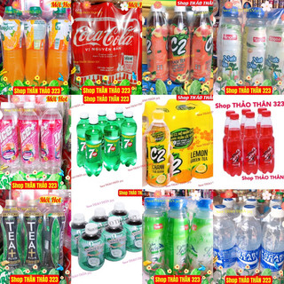 Nước Ngọt Lốc 6 Chai Pepsi, Coca-Cola, Sting, Cam Ép, Không Độ, 7Up, 0long, Warkup 247