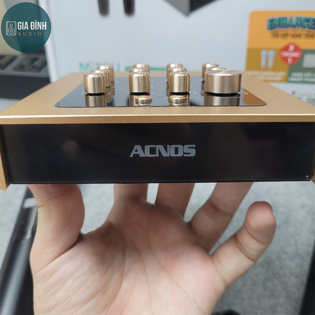 Vang số chỉnh cơ Acnos MI30U tích hợp Bluetooth & 2 Micro  - Chính Hãng