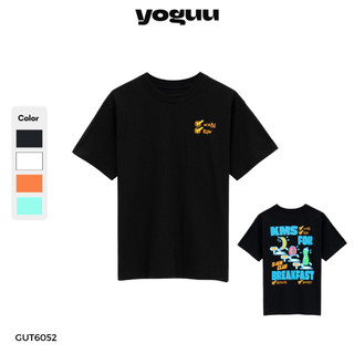Áo thun unisex YODY cổ tròn dáng basic áo phông chất liệu cotton mềm mại thấm hút mồ hôi - GUT6052