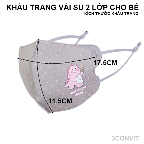 Khẩu trang su cao cấp cho bé