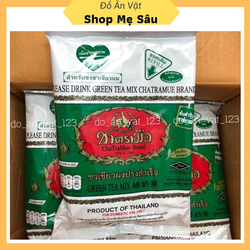 Trà Xanh thái 200g Hàng Chuẩn Thái Lan Date mới