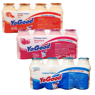 03 lốc sữa chua uống tiệt trùng YOGOOD 85ml (4 lọ/lốc) tốt cho đường ruột mọi lứa tuổi