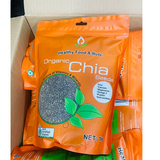 Hạt chia Úc Organic Chia Seed Healthy Care nature superfood hữu cơ gói 1KG