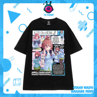 Áo phông Otaku Waifu: Nakano Miku Maximum 100% cotton cho Nam / Nữ by The Runaway