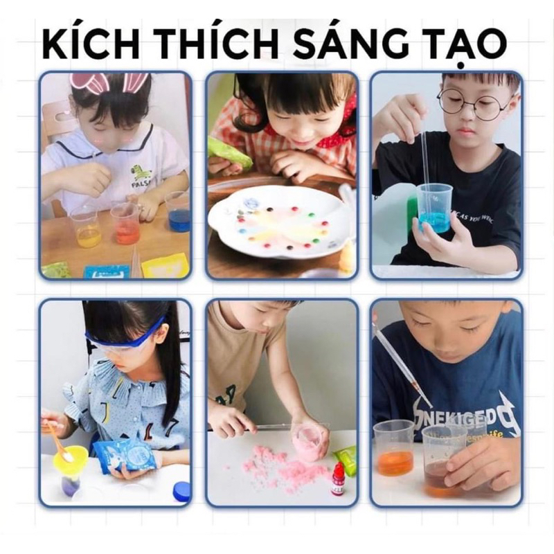 Bộ đồ chơi 78 thí nghiệm cho bé