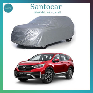 Bạt phủ xe ô tô Honda Crv , bạt trùm xe Crv , bạt che nắng xe ô tô vải dù - Santocar