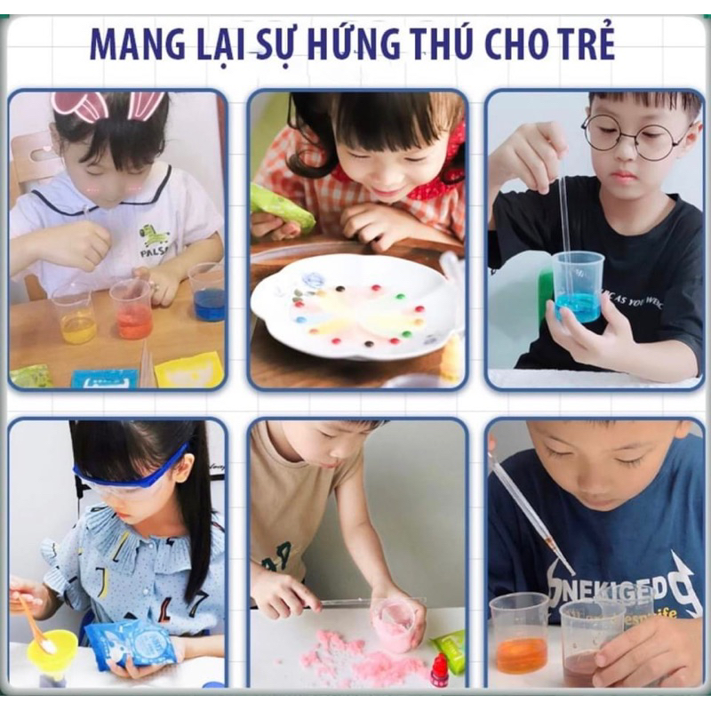Bộ đồ chơi 78 thí nghiệm cho bé