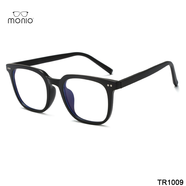 Gọng Kính Cận Nam Nữ MONIO TR1009 Dáng Chữ Nhật Chất Liệu Nhựa Siêu Bền Màu Sắc Thời Trang