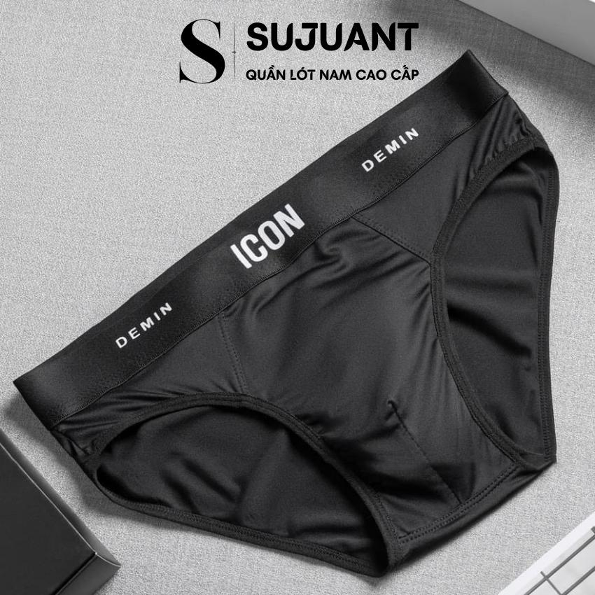 Combo 3 quần chip nam, quần sịp tam giác nam chất thun lạnh thoáng mát SUJUANTHOME