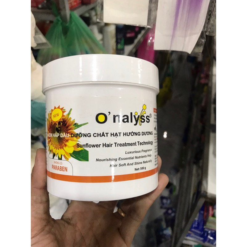 Kem Hấp Dầu O'nalyss Hoa Hướng Dương- Hũ 500g