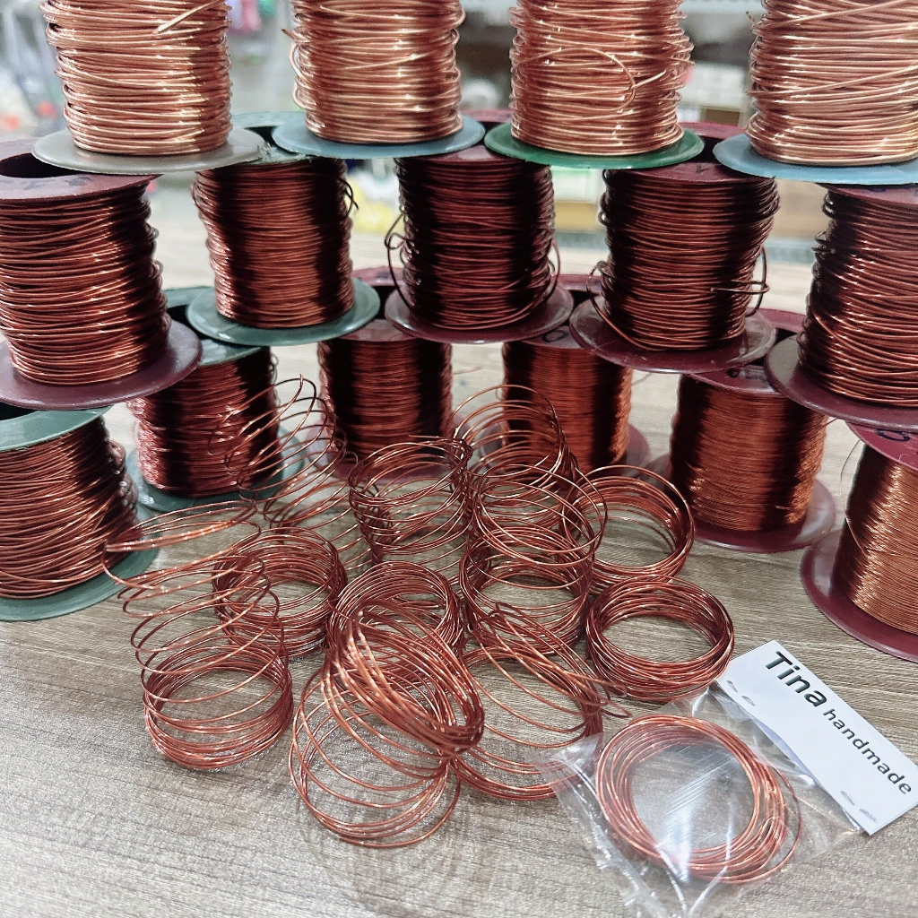 DÂY ĐỒNG LÀM HANDMADE - DÂY ĐỒNG CÁCH ĐIỆN - QUẤN BIẾN ÁP - BÁN THEO MÉT (2 MÉT)