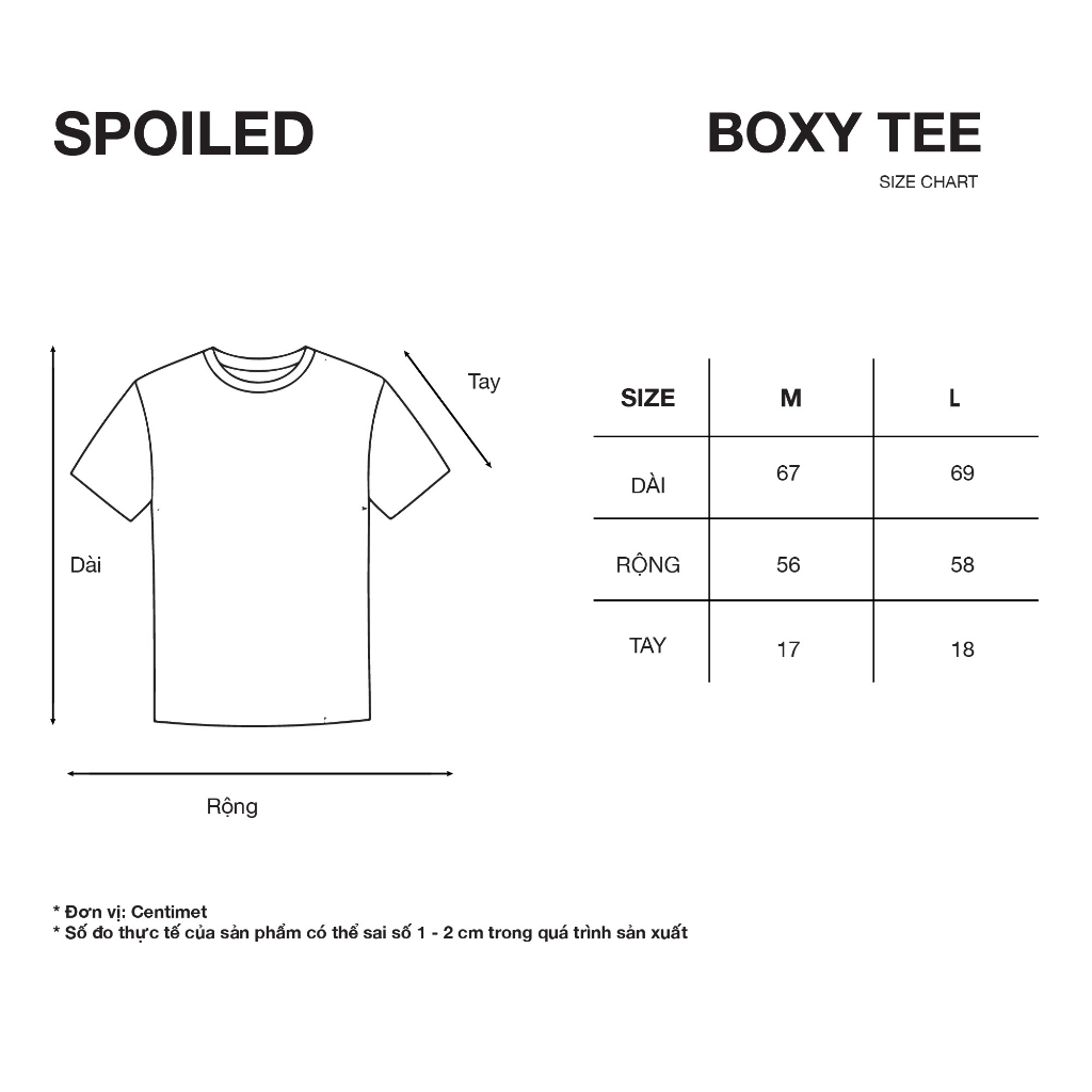 Áo Thun SPOILED "City" / Đen