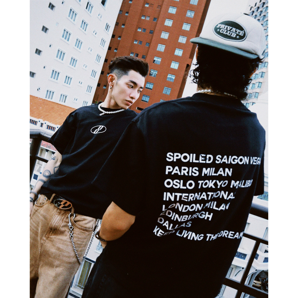 Áo Thun SPOILED "City" / Đen