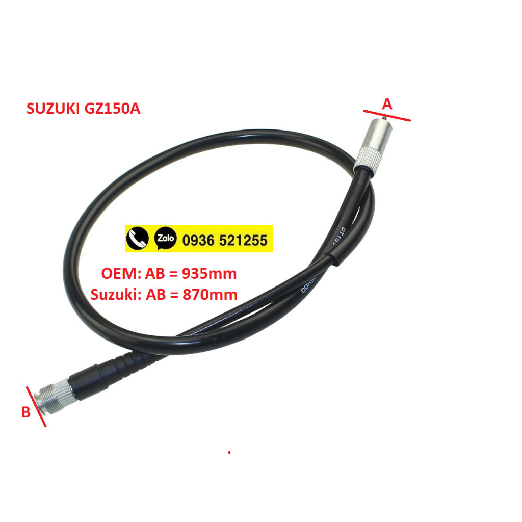 Dây Đồng hồ công tơ mét contermet SUZUKI GZ150A Hàng chính hãng