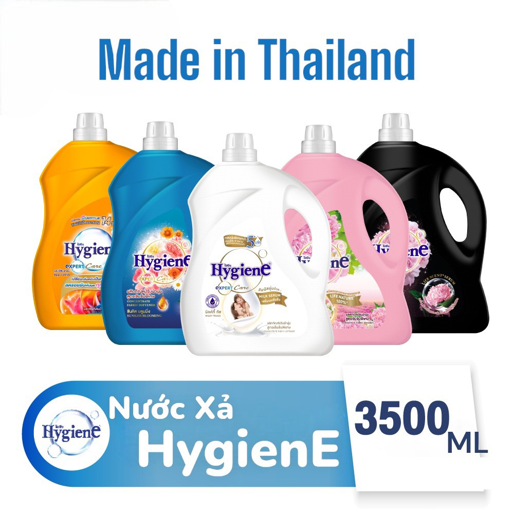 [Không Tiếng Việt] Nước Xả Vải Đậm Đặc Hygiene 3500ML Chuẩn Nội Địa Thái Lan