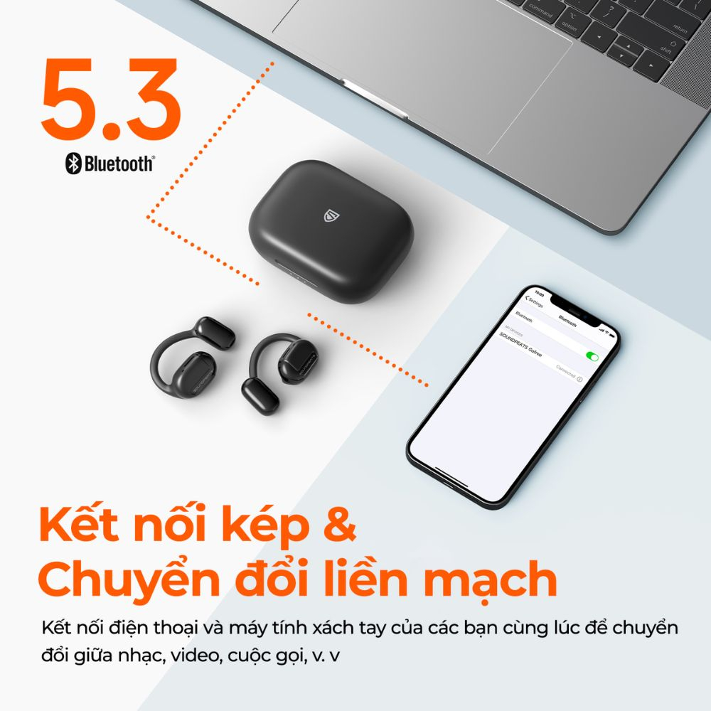 Tai nghe Bluetooth SoundPEATS GoFree True Wireless - Chính hãng phân phối