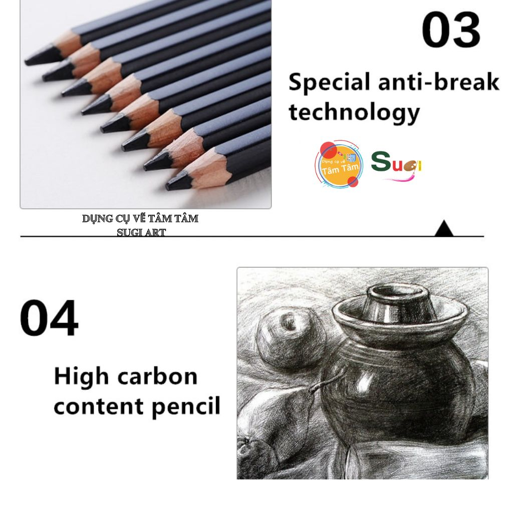 Chì Than Staedtler Mars Lumograph Black Cao Cấp 100B