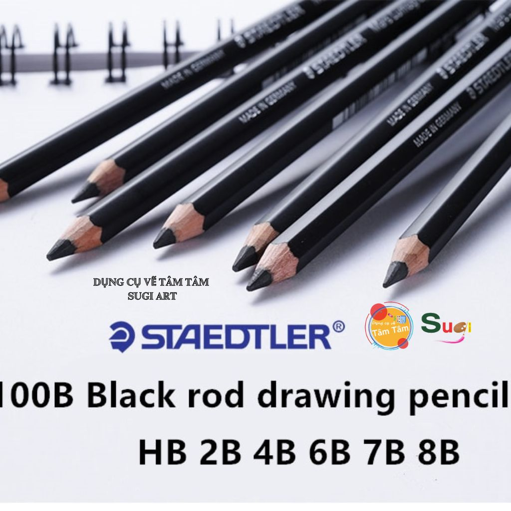 Chì Than Staedtler Mars Lumograph Black Cao Cấp 100B