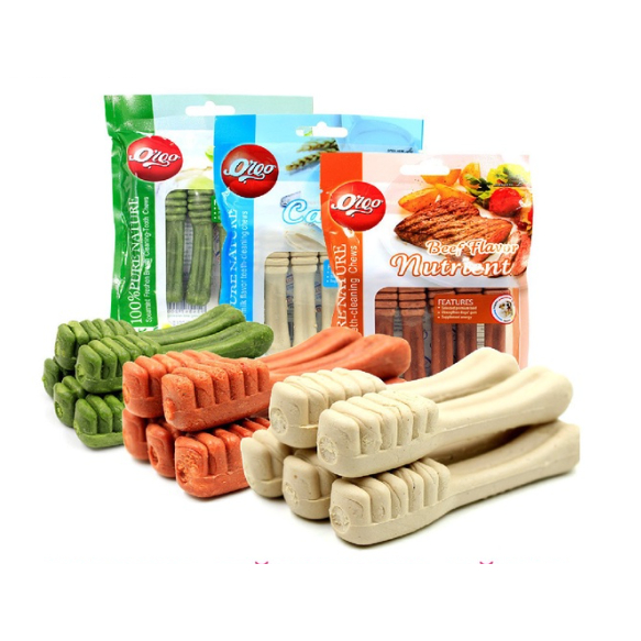 Snack Xương Bàn Chải Gặm Orgo Nutrients Sạch Răng Thơm Miệng Cho Chó 90g