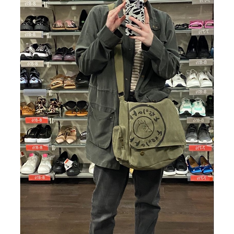 SẴN l Túi xách đeo chéo Canvas Totoro l My Neighbor Totoro