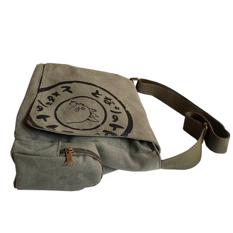 SẴN l Túi xách đeo chéo Canvas Totoro l My Neighbor Totoro