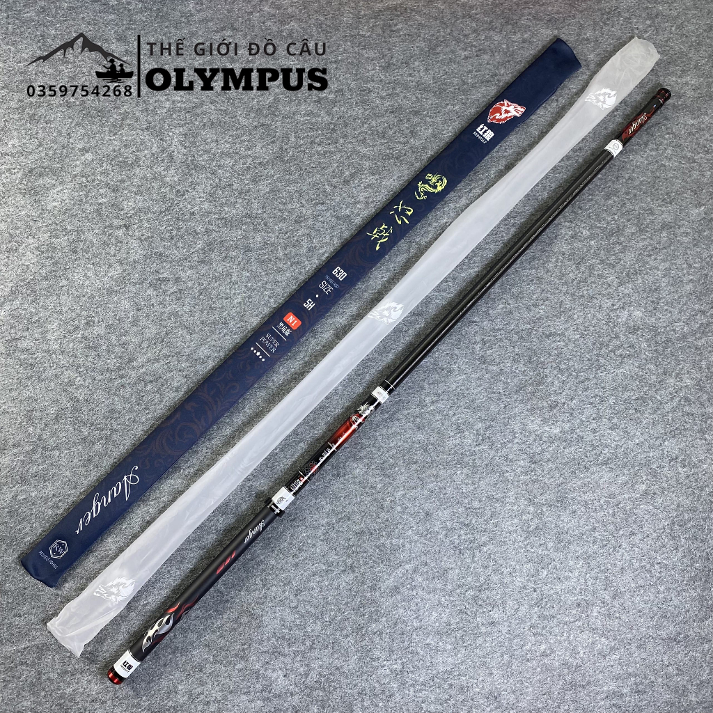 Cần câu đài RedWolf Nộ Kích N1-5H -- cần câu cực phẩm siêu nhẹ siêu cảm giác, cần câu tay cần câu đơn cao cấp