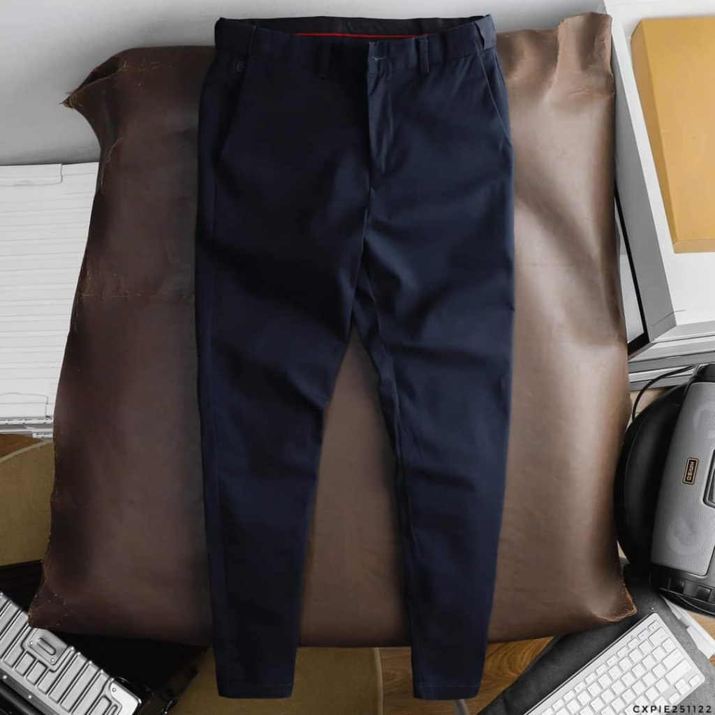 Quần kaki pierre cardin chất cotton spandex co giãn nhẹ mặc thoáng mát thoải mái