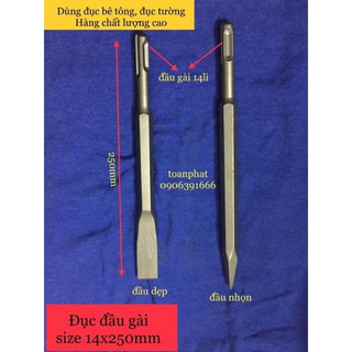Mũi đục bê tông 14li đầu gài total-ingco DBC0122501-TCA1511411-TCA1511141