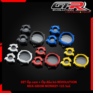 Set ốp cam + ốp đầu bò / nắp xupap revolution msx-grom monkey125 5số