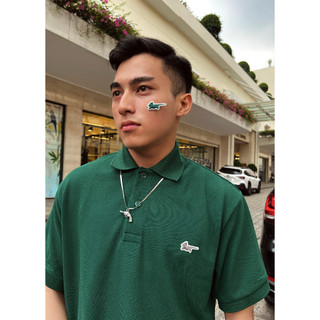 POLO RACING đen - ÁO POLO mouse vải dày CHUỘT TRẮNG