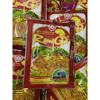 Bột muối rang gà Huy Tuấn- gói 40gr dùng cho 1kg thịt