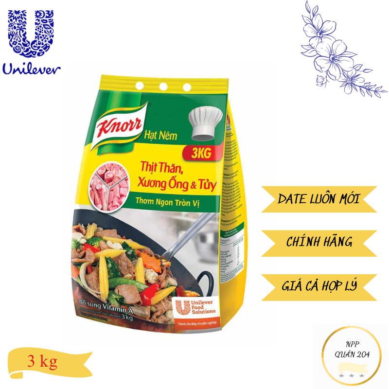 Hạt nêm Knorr 3 kg - Thịt thăn xương ống