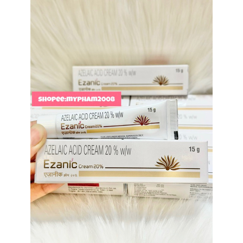 Ézanic gel &cream azelaic acid 20%, giảm mụn ,mờ thâm mụn