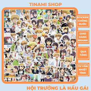 50 Sticker Misaki hội trường là hầu gái Kaichou Wa Maid Sama hình dán chống nước dùng trang trí