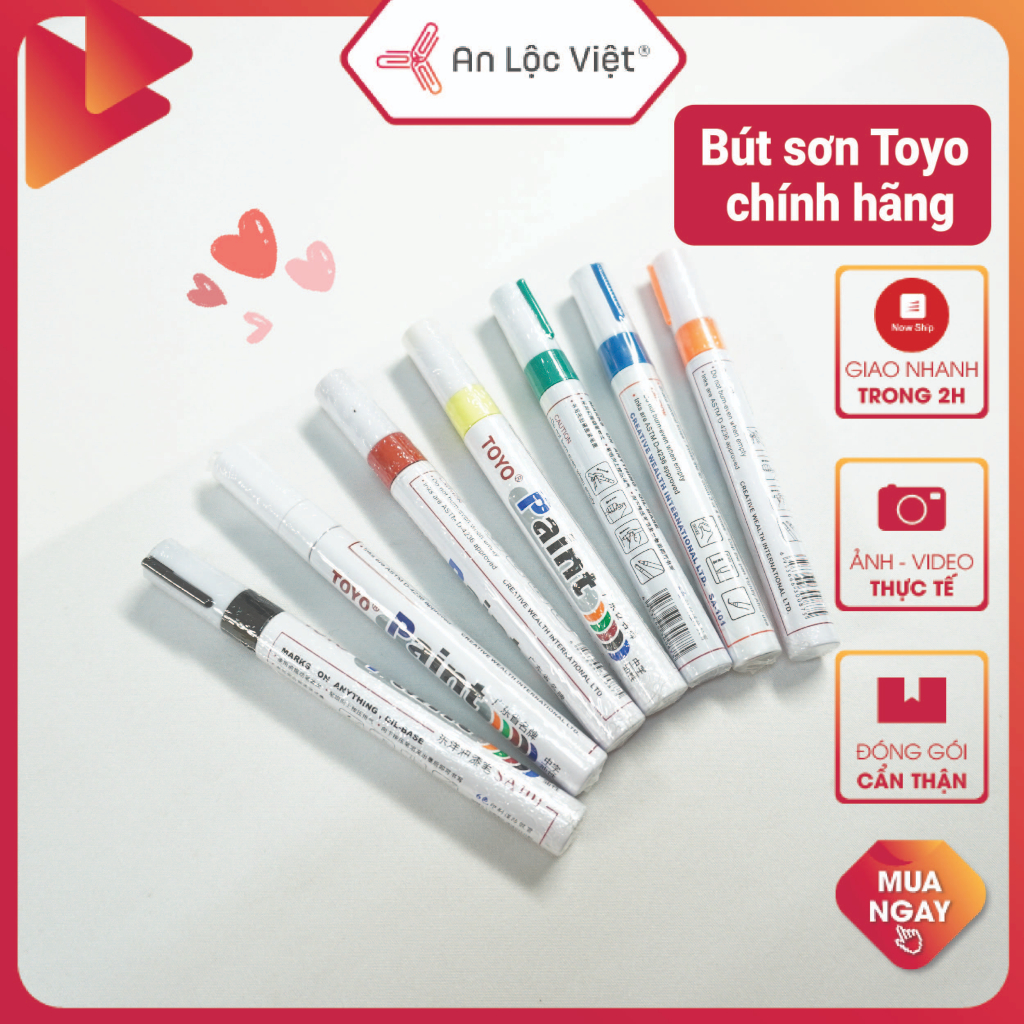 Bút Sơn TOYO chính hãng 100% Nhật Bản, Bút Sơn vẽ lốp, Viết - Đánh dấu trên mọi chất liệu