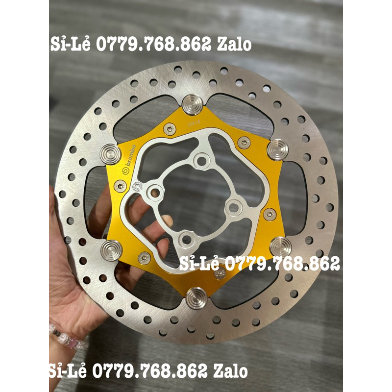 Đĩa brembo over size 267mm khoen inox