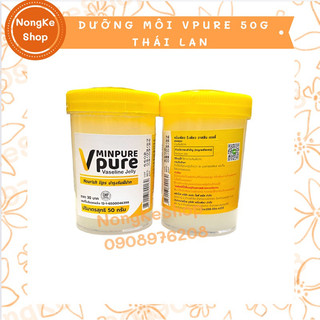 Hủ dưỡng môi vaseline vpure 50g thái lan