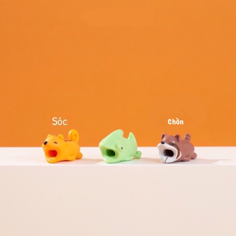Bảo vệ dây cáp sạc điện thoại hình thú cưng