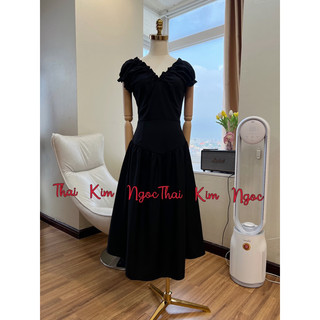 Đầm maxi cổ V siêu hot