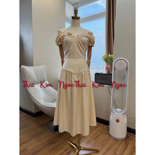 Đầm maxi cổ V siêu hot