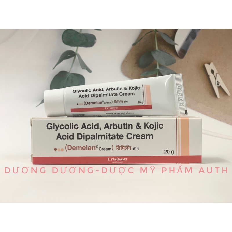 Kem dưỡng trắng sáng da, giảm mờ thâm nám Demelan cream 20g