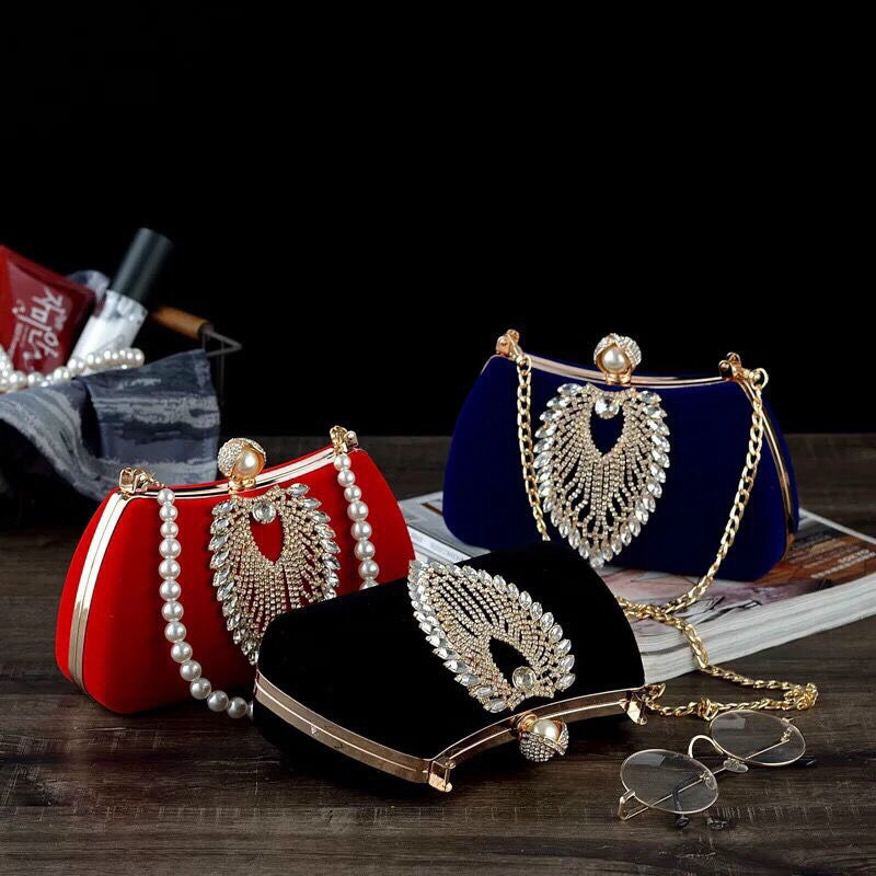 Dây hạt ngọc treo túi xách