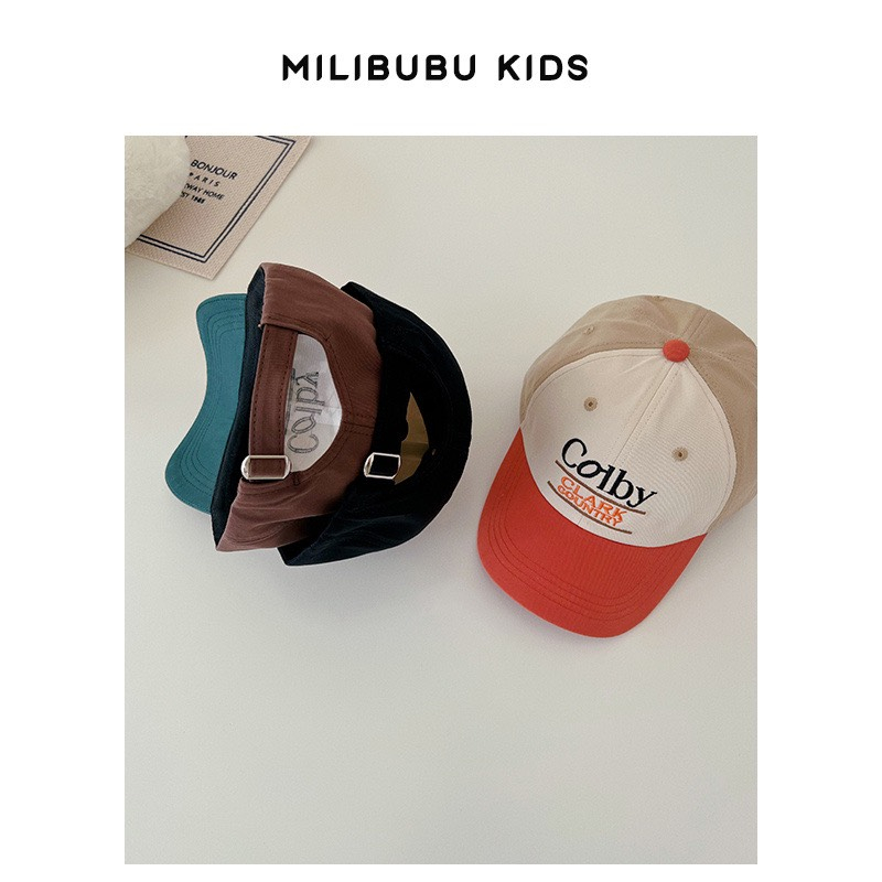 Mũ lưỡi trai pha màu lạ mắt Colby cho bé