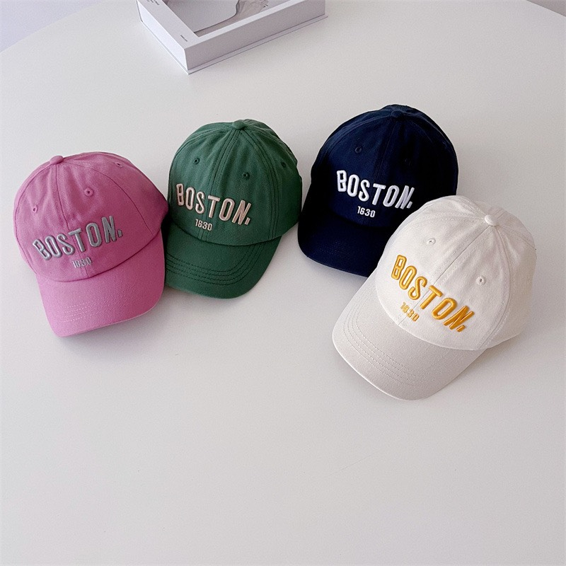 Mũ lưỡi trai denim Boston cho bé