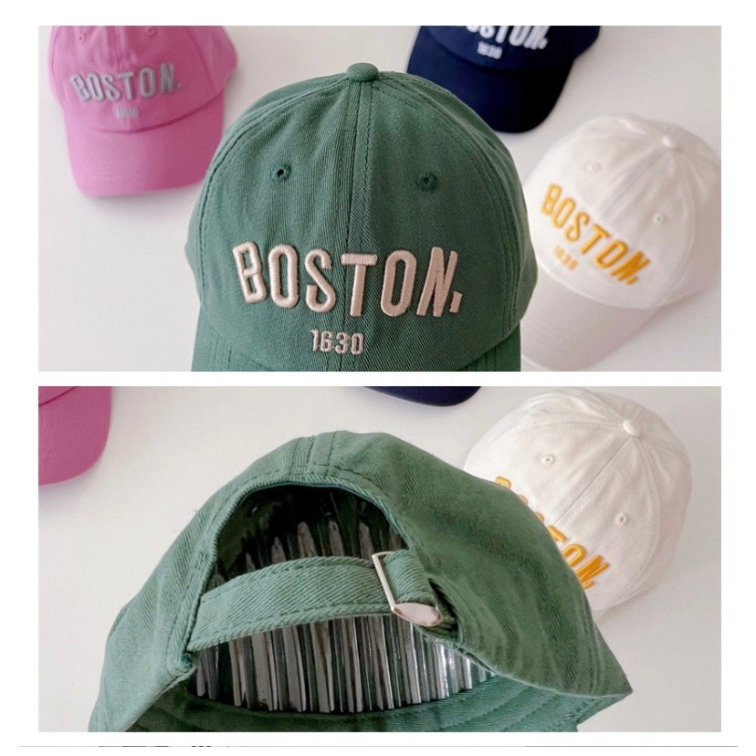 Mũ lưỡi trai denim Boston cho bé