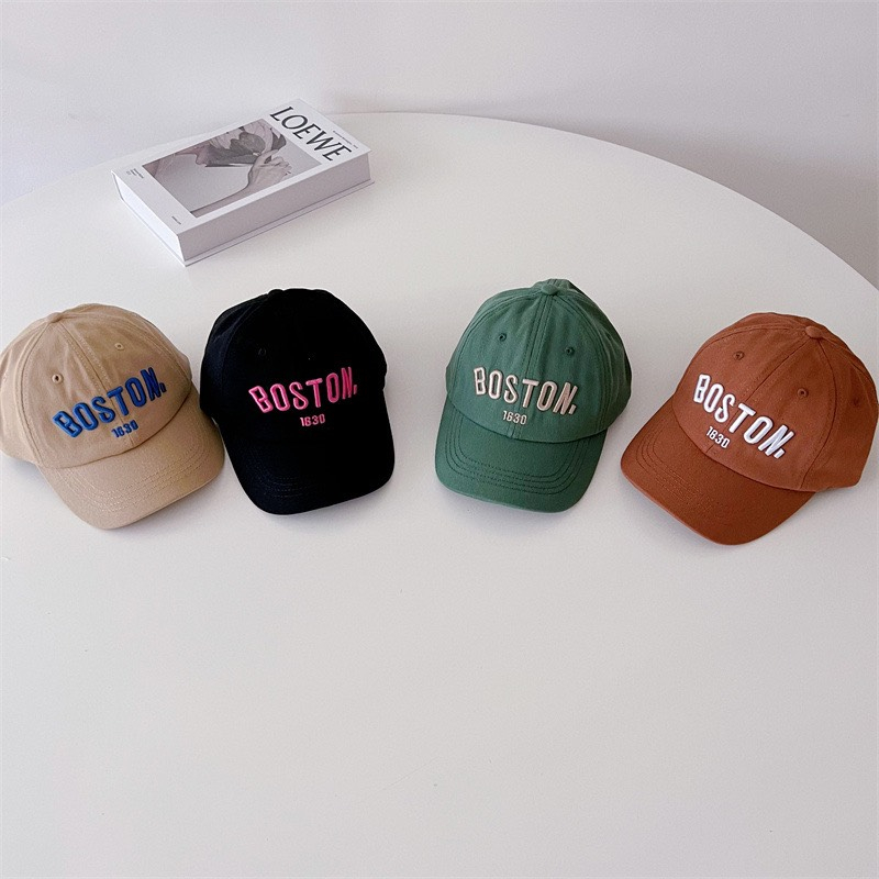 Mũ lưỡi trai denim Boston cho bé