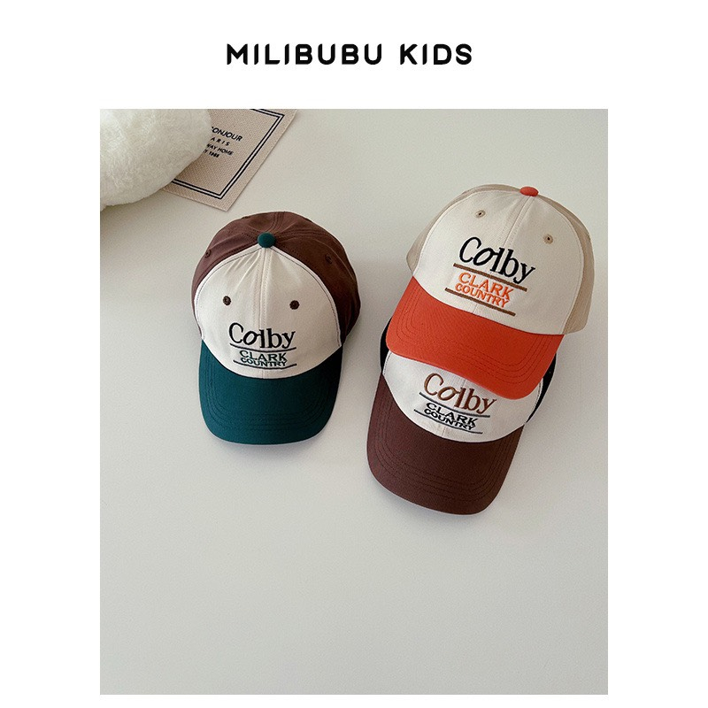 Mũ lưỡi trai pha màu lạ mắt Colby cho bé